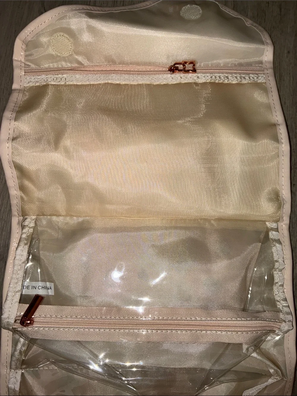 FLOWER Beauty- Foldover Cosmetics Bag